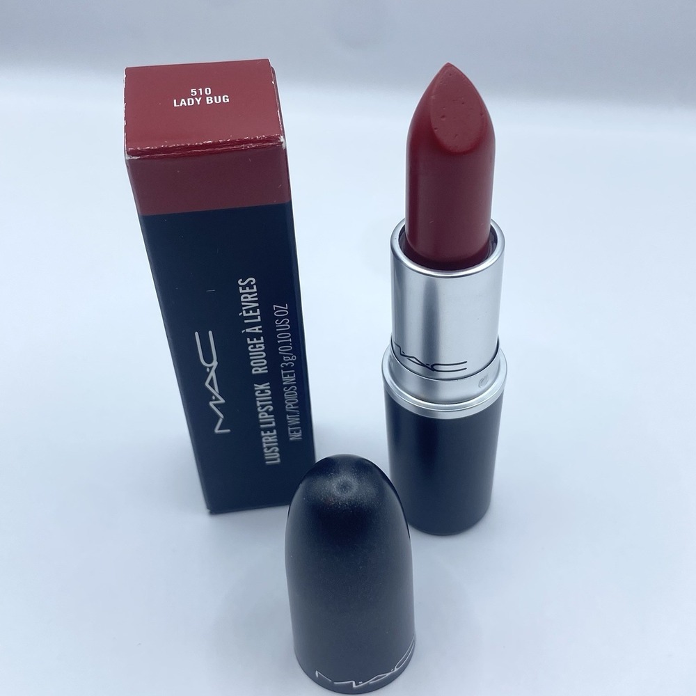 MAC Lustre Lipstick - #510 LADY BUG - Full Size 0.10oz NIB